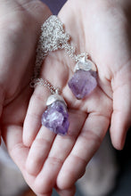 Penjoll de plata amb punta d'Ametista.