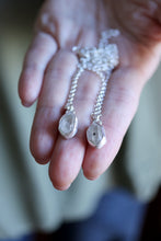 Penjoll de plata amb Diamant Herkimer.