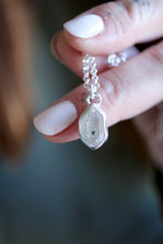 Penjoll de plata amb Diamant Herkimer.