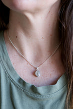 Penjoll de plata amb Diamant Herkimer.