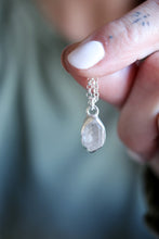 Penjoll de plata amb Diamant Herkimer.