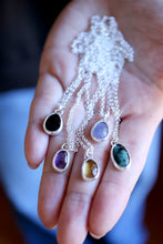 Penjoll de plata amb Quars Citrí natural.