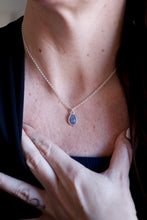 Penjoll de plata amb Tanzanita natural.