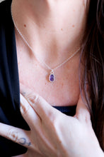 Penjoll de plata amb Ametista natural.