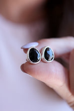 Arracades de plata amb Ònix facetat.