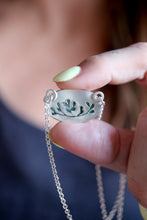 Penjoll de plata amb Amazonita natural.