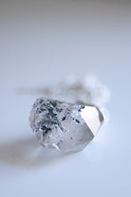 Penjoll de plata amb Diamant Herkimer.