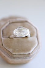 Anell de plata amb Diamant Herkimer.